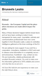 Mobile Screenshot of brusselsleaks.wordpress.com