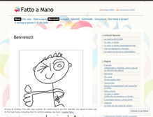 Tablet Screenshot of fattoamano.wordpress.com