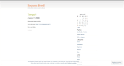 Desktop Screenshot of mundobaquara.wordpress.com