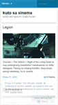 Mobile Screenshot of kutosasinema.wordpress.com