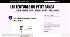 Desktop Screenshot of leslecturesdupetitpanda.wordpress.com