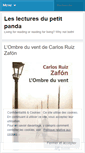 Mobile Screenshot of leslecturesdupetitpanda.wordpress.com