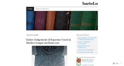 Desktop Screenshot of bariolu.wordpress.com