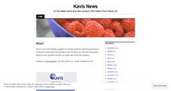 Desktop Screenshot of kavisnews.wordpress.com