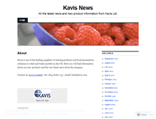 Tablet Screenshot of kavisnews.wordpress.com