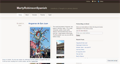 Desktop Screenshot of martyrobinsonspanish.wordpress.com