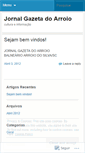 Mobile Screenshot of gazetadoarroio.wordpress.com