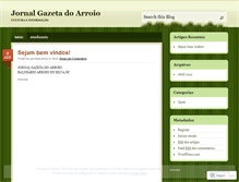 Tablet Screenshot of gazetadoarroio.wordpress.com