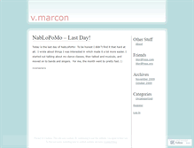 Tablet Screenshot of marcon95.wordpress.com