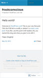 Mobile Screenshot of frockconscious.wordpress.com