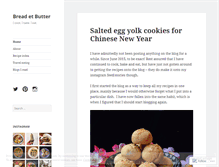 Tablet Screenshot of breadetbutter.wordpress.com