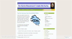 Desktop Screenshot of carriegravenson.wordpress.com