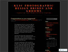 Tablet Screenshot of bridesandgrooms.wordpress.com