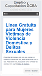 Mobile Screenshot of empleogcba.wordpress.com