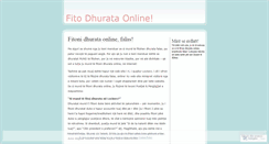 Desktop Screenshot of fitodhurata.wordpress.com