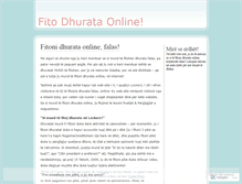 Tablet Screenshot of fitodhurata.wordpress.com