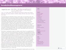 Tablet Screenshot of bromleyhealthmanagement.wordpress.com
