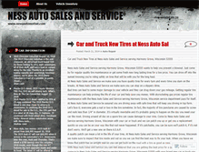 Tablet Screenshot of nessautomotive.wordpress.com
