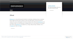 Desktop Screenshot of infoineed.wordpress.com