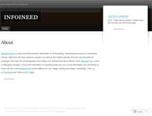 Tablet Screenshot of infoineed.wordpress.com