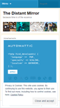 Mobile Screenshot of distantmirror.wordpress.com