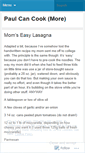 Mobile Screenshot of paulcancook.wordpress.com