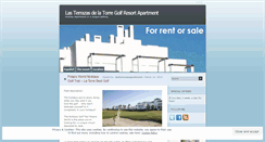 Desktop Screenshot of lasterrazasapartment.wordpress.com