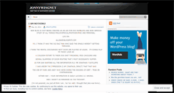 Desktop Screenshot of jonnywingnut.wordpress.com
