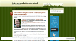Desktop Screenshot of internetmarketingblauwdruk.wordpress.com