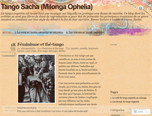 Tablet Screenshot of milongaophelia.wordpress.com