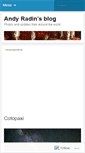 Mobile Screenshot of andyradin.wordpress.com