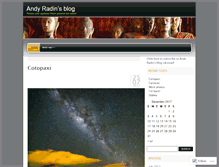 Tablet Screenshot of andyradin.wordpress.com