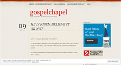 Desktop Screenshot of gospelchapel.wordpress.com