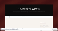 Desktop Screenshot of lagniappewines.wordpress.com