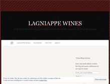 Tablet Screenshot of lagniappewines.wordpress.com