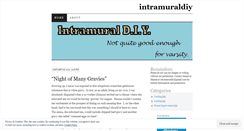 Desktop Screenshot of intramuraldiy.wordpress.com