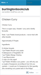Mobile Screenshot of burlingtonbookclub.wordpress.com