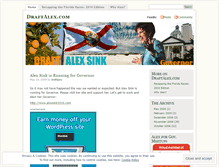 Tablet Screenshot of draftalex.wordpress.com