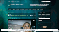 Desktop Screenshot of learngermanwithg.wordpress.com