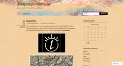 Desktop Screenshot of detapasporalmeria.wordpress.com