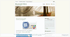 Desktop Screenshot of maanxami.wordpress.com