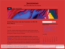 Tablet Screenshot of jaggedhead.wordpress.com