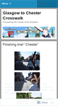 Mobile Screenshot of glasgowtochester.wordpress.com