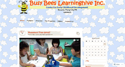 Desktop Screenshot of busybeeslearninghive.wordpress.com