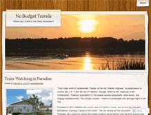 Tablet Screenshot of nobudgettravels.wordpress.com