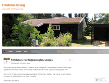 Tablet Screenshot of fritidshustilsalg.wordpress.com