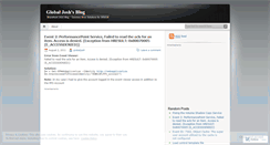 Desktop Screenshot of globaljosh.wordpress.com