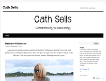 Tablet Screenshot of cathsells.wordpress.com
