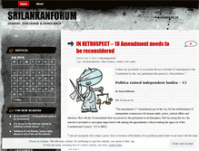 Tablet Screenshot of lankanlawforum.wordpress.com