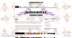 Desktop Screenshot of jabberwockyevents.wordpress.com